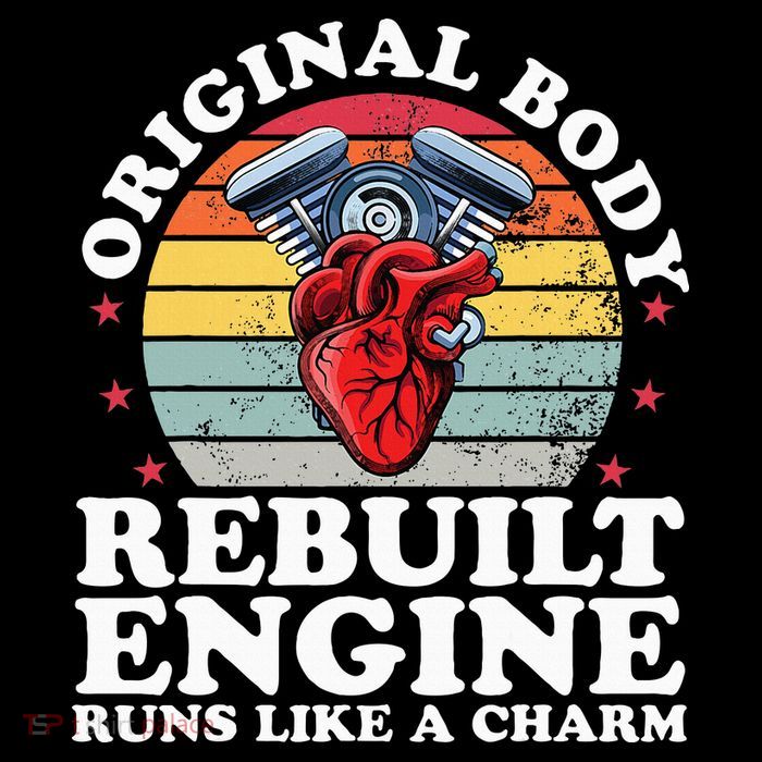 Rebuilt Engine Open Heart Surgery Recovery Survivor Kids T-Shirt