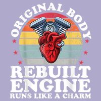 Rebuilt Engine Open Heart Surgery Recovery Survivor Men Gift Colorblast Crewneck Sweatshirt