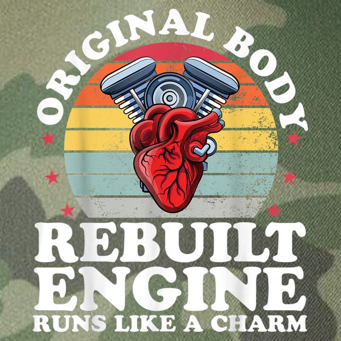 Rebuilt Engine Open Heart Surgery Recovery Survivor Men Gift Legacy Tie Dye Trucker Hat