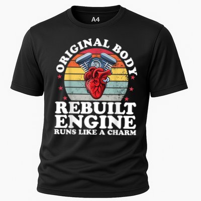 Rebuilt Engine Open Heart Surgery Recovery Survivor Men Gift Performance Shirt