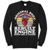 Rebuilt Engine Open Heart Surgery Recovery Survivor Men Gift Sweatshirt