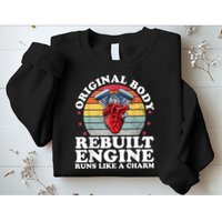Rebuilt Engine Open Heart Surgery Recovery Survivor Men Gift Sweatshirt
