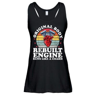 Rebuilt Engine Open Heart Surgery Recovery Survivor Men Gift Ladies Essential Flowy Tank
