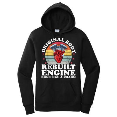 Rebuilt Engine Open Heart Surgery Recovery Survivor Men Gift Women's Pullover Hoodie