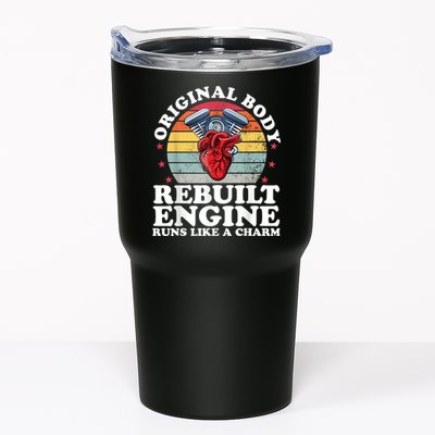 Rebuilt Engine Open Heart Surgery Recovery Survivor Men Gift Tumbler