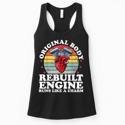 Rebuilt Engine Open Heart Surgery Recovery Survivor Men Gift Womens Tank Top