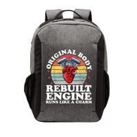 Rebuilt Engine Open Heart Surgery Recovery Survivor Men Gift Vector Backpack