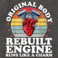 Rebuilt Engine Open Heart Surgery Recovery Survivor Men Gift Vector Backpack