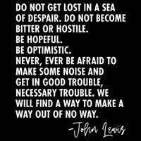 Rep John Lewis Quote RIP Tribute Bucket Hat