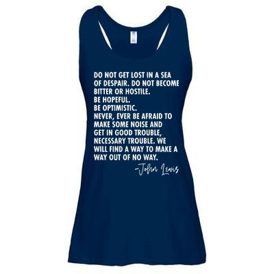 Rep John Lewis Quote RIP Tribute Ladies Essential Flowy Tank