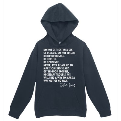 Rep John Lewis Quote RIP Tribute Urban Pullover Hoodie