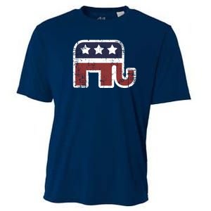 Republican Elephant Political Party Cooling Performance Crew T-Shirt