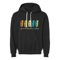 Retro Euphonium Player Euphoniumist Brass Horn Marching Band Garment-Dyed Fleece Hoodie