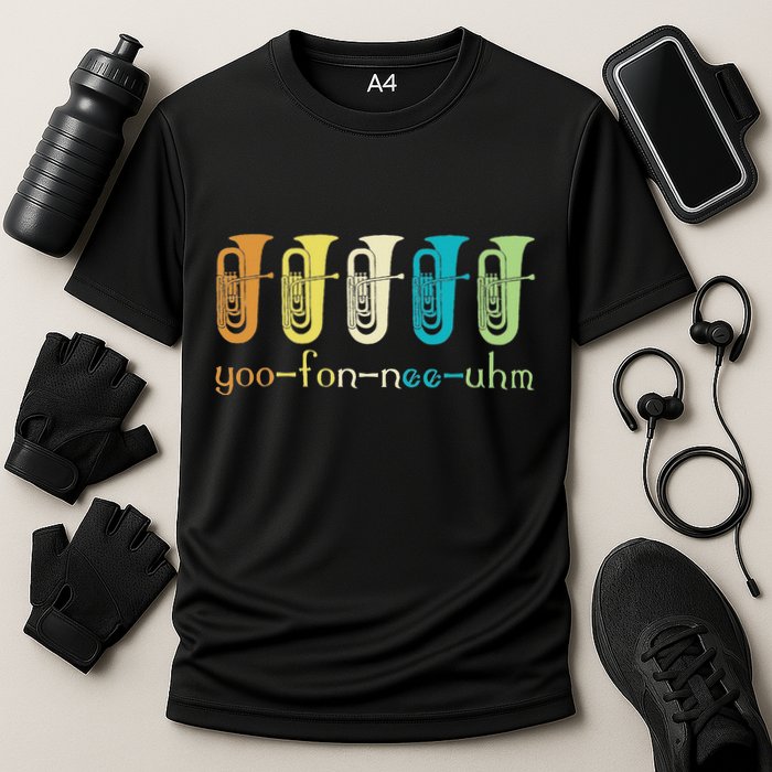 Retro Euphonium Player Euphoniumist Brass Horn Marching Band Performance Shirt
