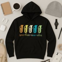 Retro Euphonium Player Euphoniumist Brass Horn Marching Band Hoodie