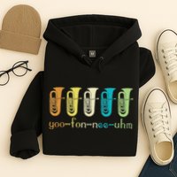 Retro Euphonium Player Euphoniumist Brass Horn Marching Band Hoodie