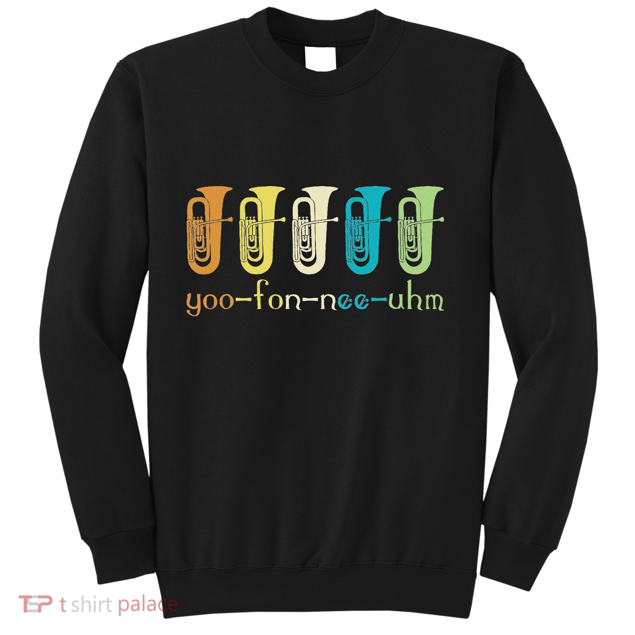 Retro Euphonium Player Euphoniumist Brass Horn Marching Band Sweatshirt