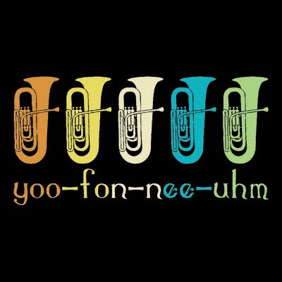 Retro Euphonium Player Euphoniumist Brass Horn Marching Band T-Shirt