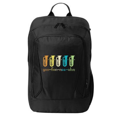 Retro Euphonium Player Euphoniumist Brass Horn Marching Band City Backpack