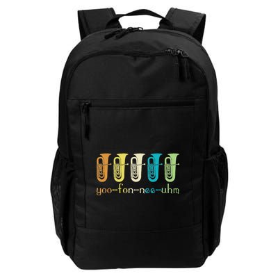 Retro Euphonium Player Euphoniumist Brass Horn Marching Band Backpack