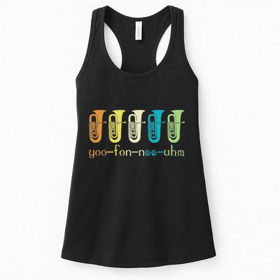 Retro Euphonium Player Euphoniumist Brass Horn Marching Band Womens Tank Top