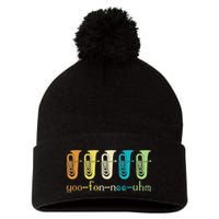 Retro Euphonium Player Euphoniumist Brass Horn Marching Band Pom Pom 12in Knit Beanie