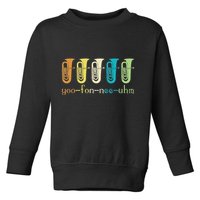 Retro Euphonium Player Euphoniumist Brass Horn Marching Band Toddler Sweatshirt