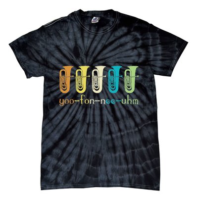 Retro Euphonium Player Euphoniumist Brass Horn Marching Band Tie-Dye T-Shirt