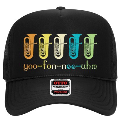 Retro Euphonium Player Euphoniumist Brass Horn Marching Band Trucker Hat