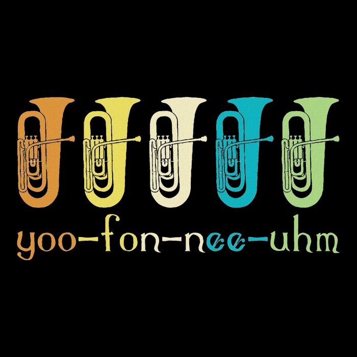 Retro Euphonium Player Euphoniumist Brass Horn Marching Band Toddler Fine Jersey T-Shirt