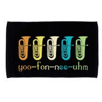 Retro Euphonium Player Euphoniumist Brass Horn Marching Band Microfiber Hand Towel