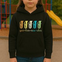 Retro Euphonium Player Euphoniumist Brass Horn Marching Band Kids Hoodie