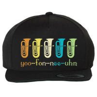 Retro Euphonium Player Euphoniumist Brass Horn Marching Band Wool Snapback Cap