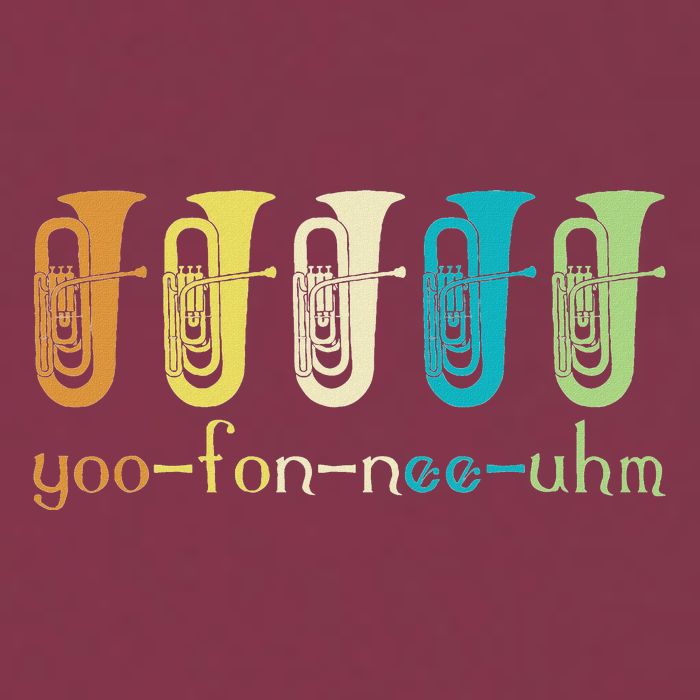 Retro Euphonium Player Euphoniumist Brass Horn Marching Band 16oz Travel Tumbler