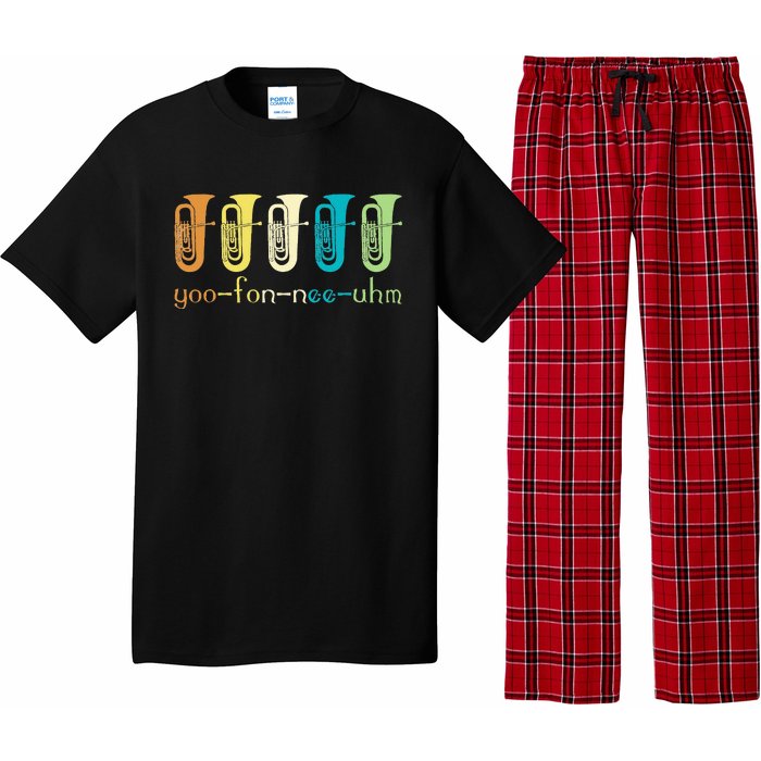 Retro Euphonium Player Euphoniumist Brass Horn Marching Band Pajama Set