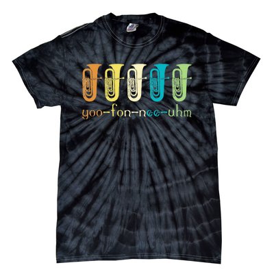 Retro Euphonium Player Euphoniumist Brass Horn Marching Band Tie-Dye T-Shirt