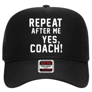 Repeat after me, YES COACH High Crown Mesh Back Trucker Hat