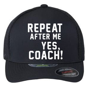 Repeat after me, YES COACH Flexfit Unipanel Trucker Cap