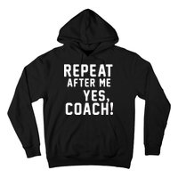 Repeat after me, YES COACH Hoodie