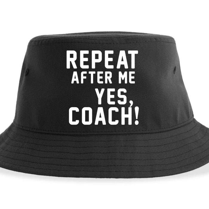 Repeat after me, YES COACH Sustainable Bucket Hat