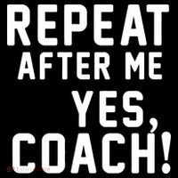 Repeat after me, YES COACH 7-Panel Snapback Hat