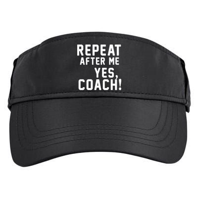 Repeat After Me Yes Coach Adult Drive Performance Visor