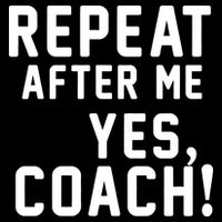 Repeat After Me Yes Coach Flatbill Hat