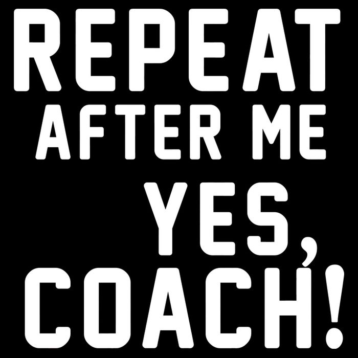 Repeat After Me Yes Coach Flatbill Hat