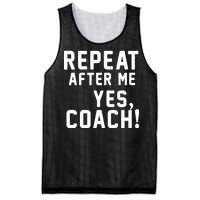 Repeat after me, YES COACH Mesh Reversible Basketball Jersey Tank