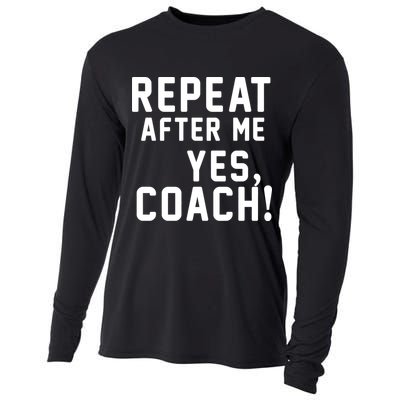 Repeat after me, YES COACH Cooling Performance Long Sleeve Crew
