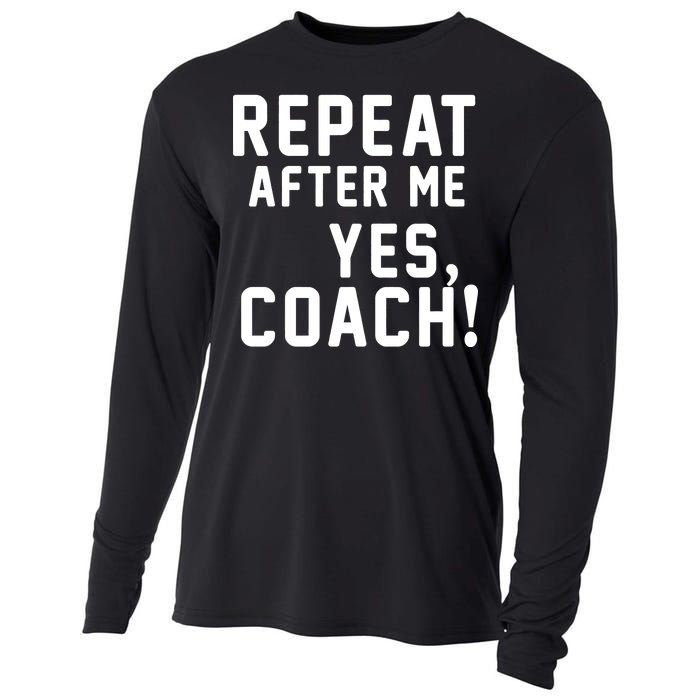 Repeat after me, YES COACH Cooling Performance Long Sleeve Crew