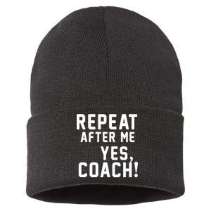 Repeat after me, YES COACH Sustainable Knit Beanie