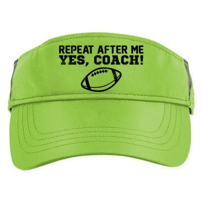 Repeat After Me Yes, Coach! Sports Adult Drive Performance Visor