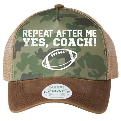 Repeat After Me Yes, Coach! Sports Legacy Tie Dye Trucker Hat